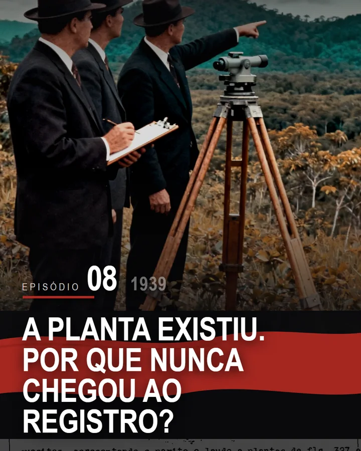 Capa do episódio 8 da série do Banco de Crédito Móvel: A planta existiu. Por que nunca chegou ao registro?