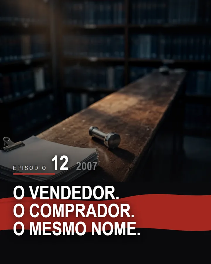 Capa do episódio 12 da série do Banco de Crédito Móvel: O vendedor. O comprador. O mesmo nome.