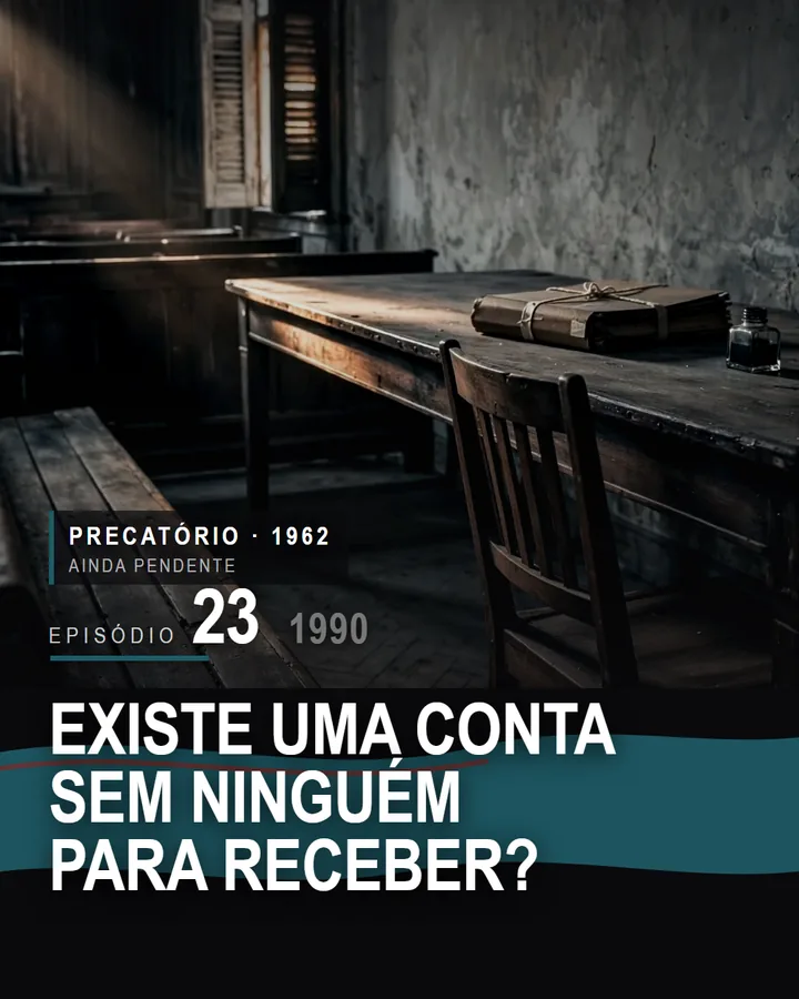 Capa do episódio 23 da série do Banco de Crédito Móvel: Existe uma conta sem ninguém para receber?